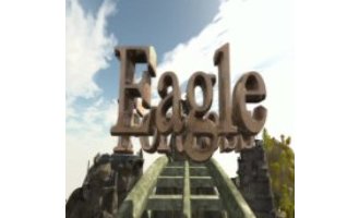 Eagle Coaster Roller coaster through the mountains