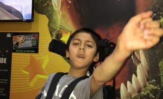 Luke (10) who has Cerebral Palsy absolutely loved 9D!